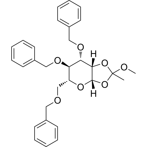 3,4,6-Tri-O-benzyl-β-D-mannopyranose 1,2-(methyl orthoacetate) 16697-49-7